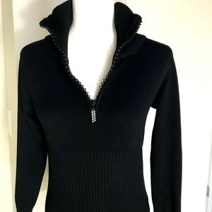 Belldini Rhinestone zipper sweater